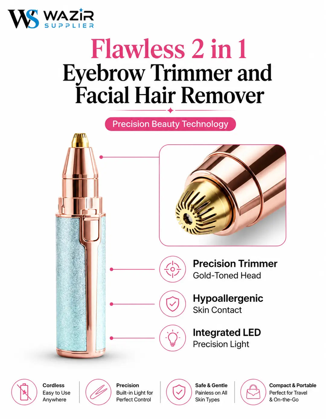 Portable Precision Hair Remover