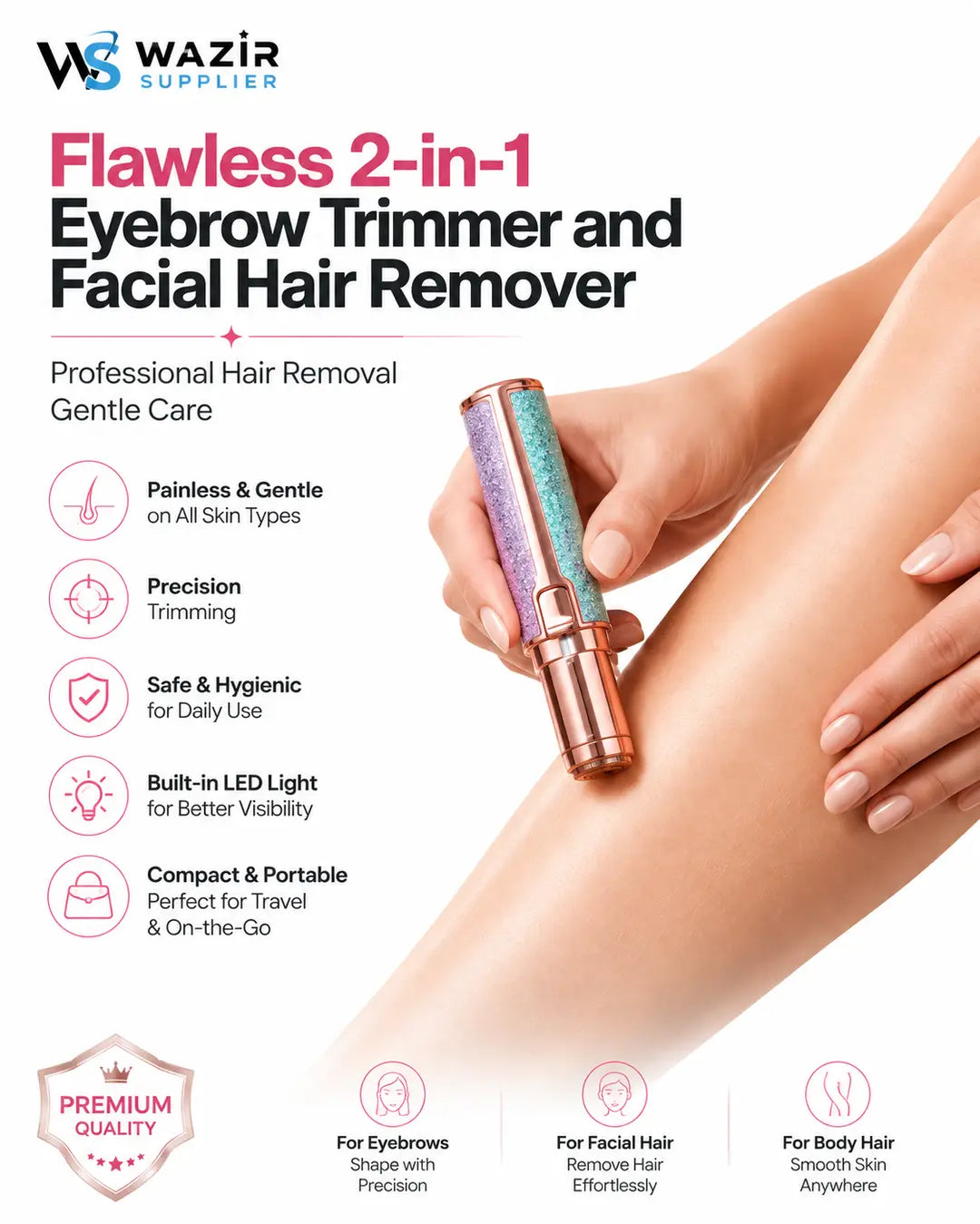 Portable Precision Hair Remover