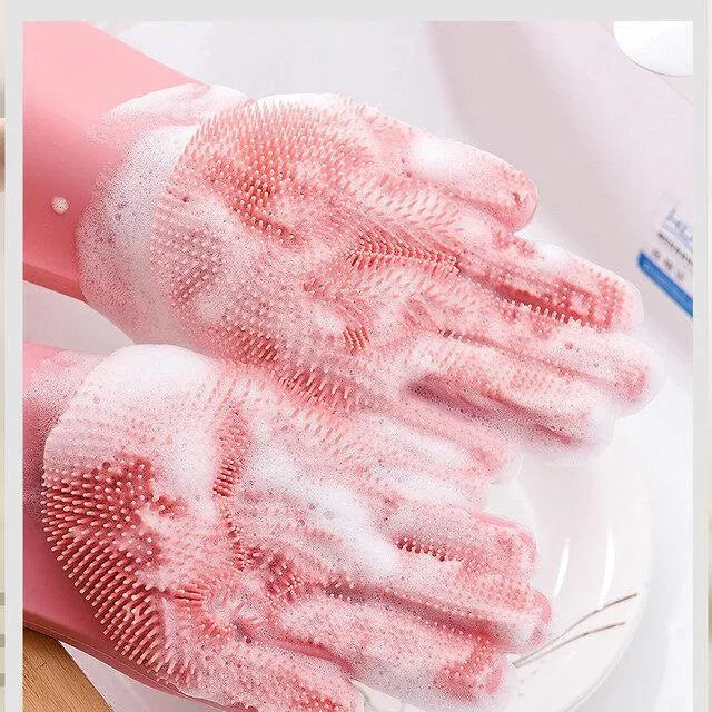 Reusable, Heat-Resistant Cleaning Gloves