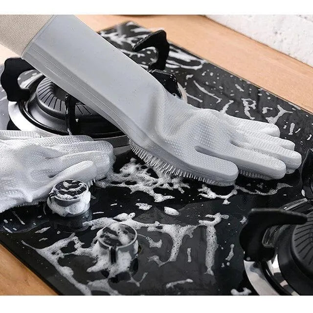 Reusable, Heat-Resistant Cleaning Gloves