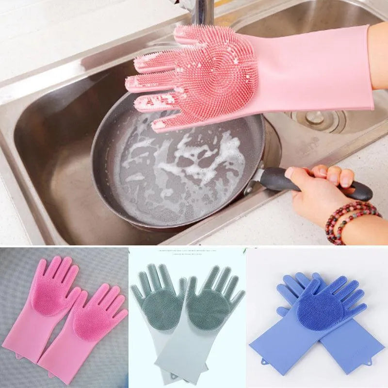 Reusable, Heat-Resistant Cleaning Gloves