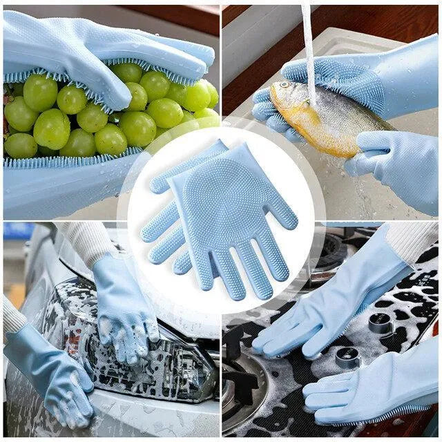 Reusable, Heat-Resistant Cleaning Gloves