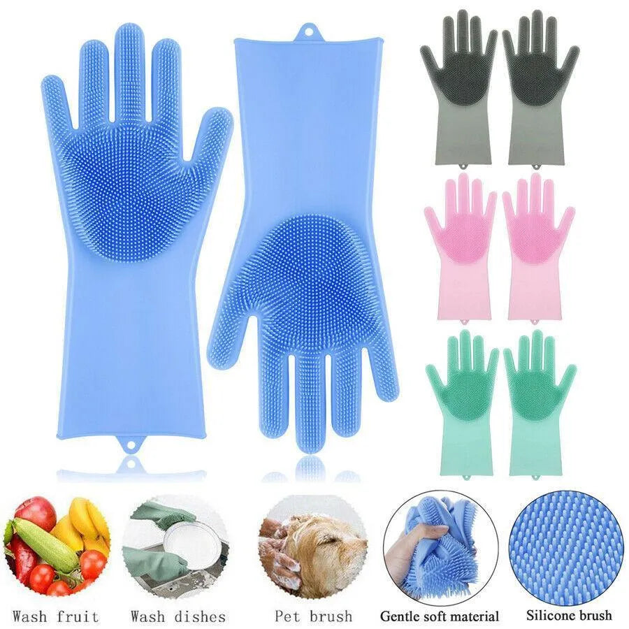 Reusable, Heat-Resistant Cleaning Gloves