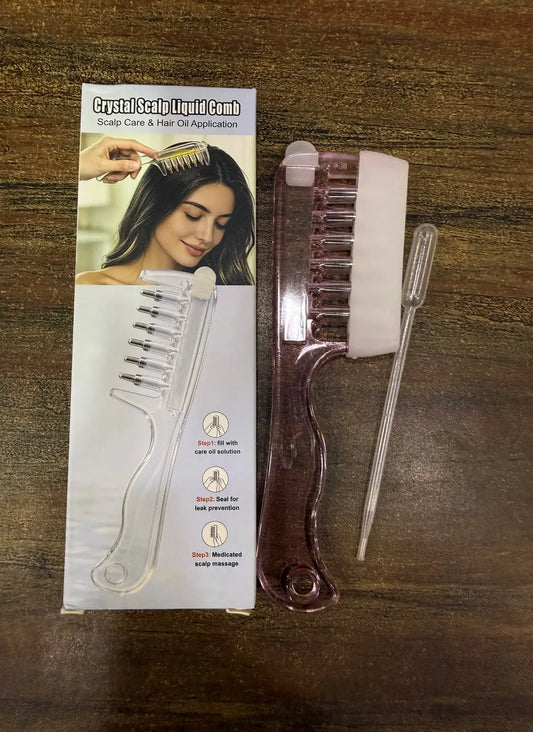 Transparent Hair oil comb