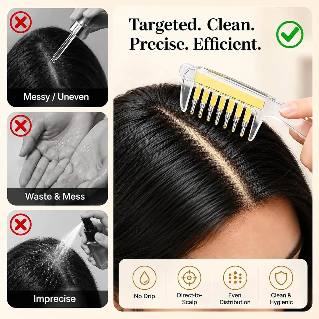 Easy Scalp Massage & Oil Dispenser